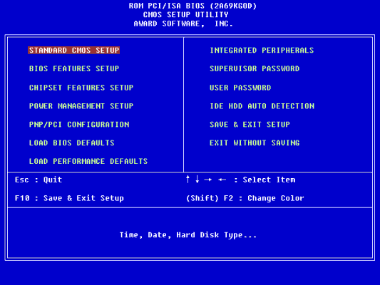 Configurar BIOS