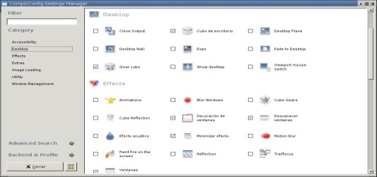 Compiz Config Settings Manager