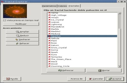 Fractales con The GIMP