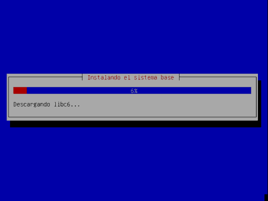 Instalar el sistema base