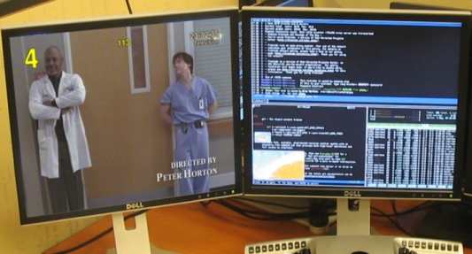 Multi-monitor TV