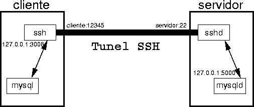 Entunelar MySQL