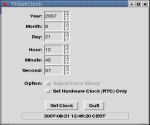 TkSetClock