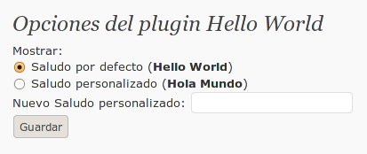 WordPress helloworld screenshot 2