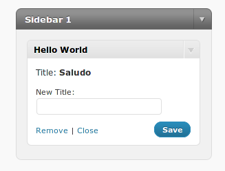 WordPress helloworld screenshot 3