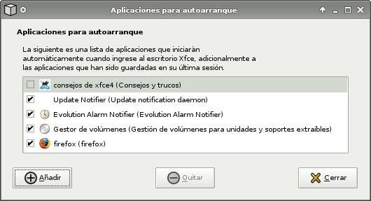 Inicio Xfce